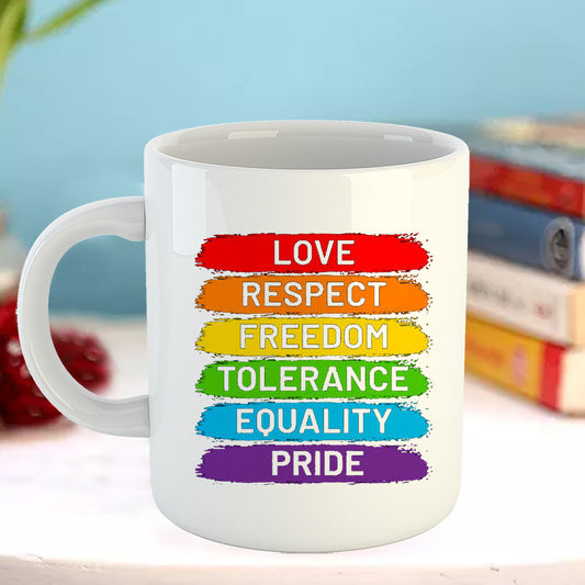 Chillaao Love Respect Pride Coffee Mug