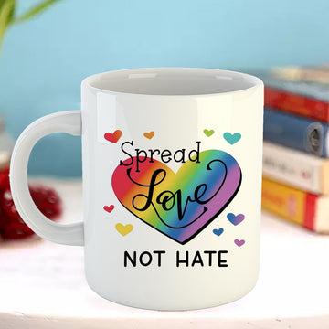 Chillaao Spred Love Not Hate Coffee Mug