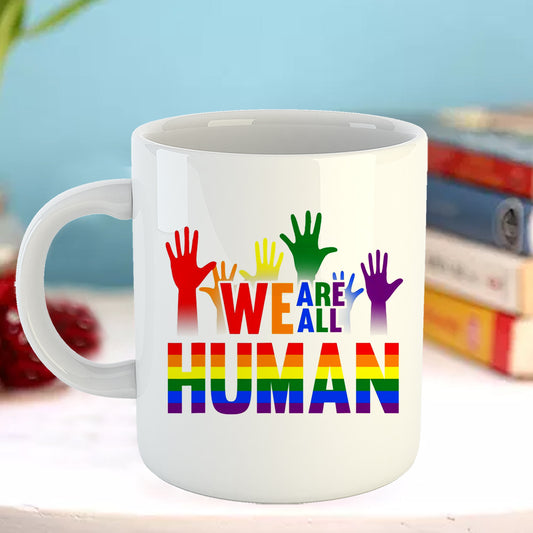 Chillaao We Are Human Coffee Mug
