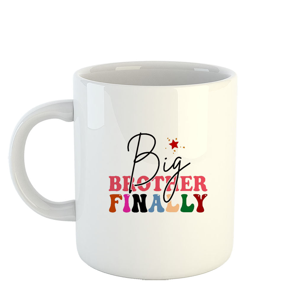 Chillaao Big Brother Finally White Mug