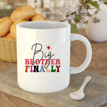 Chillaao Big Brother Finally White Mug