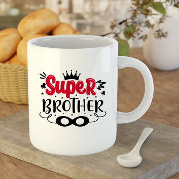 Chillaao Super Brother White Mug