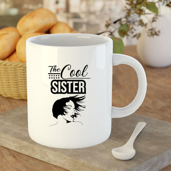 Chillaao The Cool Sister White Mug