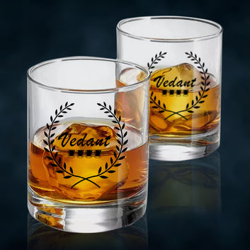 Chillaao Personalised Whiskey Glass