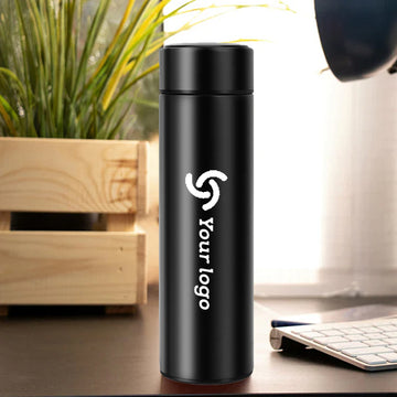 Chillaao Personalized  Temperature Bottle ( Black )