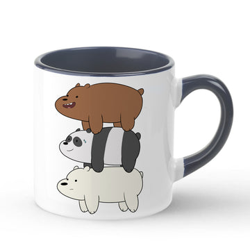 We Bare Bear Inner Color Black Tea Mug 180ml