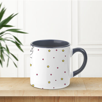 Congratulations For The New Arrival Inner Color Black Tea Mug 180ml