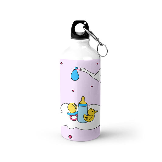 CongratulationsForTheNewArrival SingleWalled WaterBottle 600ml